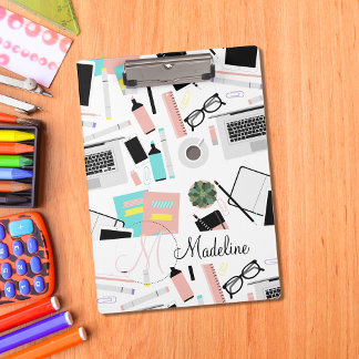 Carpeta De Pinza Patrón de escritorio Personalizado moderno