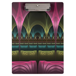 Carpeta De Pinza Patrón de fantasía especial Resumen Fractal colori