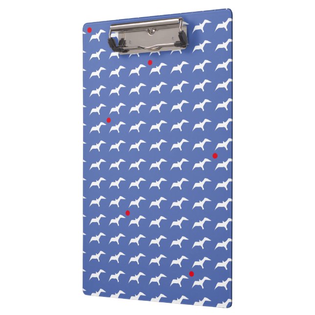 Carpeta De Pinza Patrón de gaviota (Izquierda)