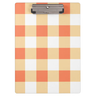 Carpeta De Pinza Patrón de Gingham