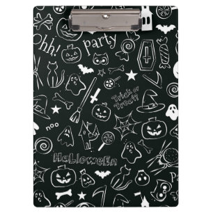 Carpeta De Pinza Patrón de Halloween