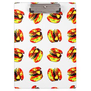 Carpeta De Pinza Patrón de hamburguesas
