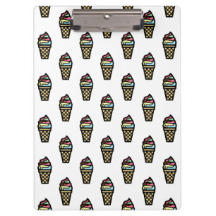 Carpeta De Pinza Patrón de helado colorido