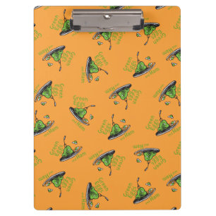 Carpeta De Pinza Patrón de Huevos Verdes y Jamón
