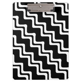 Carpeta De Pinza Patrón de línea de doble color Zig Zag diagonal