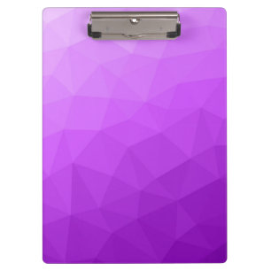 Carpeta De Pinza Patrón de malla geométrica con gradiente de lavand