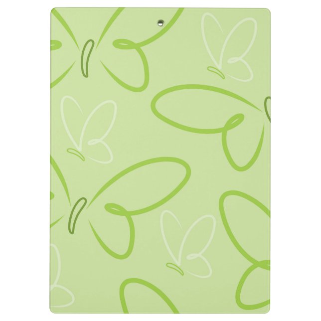 Carpeta De Pinza Patrón de mariposa (Reverso)