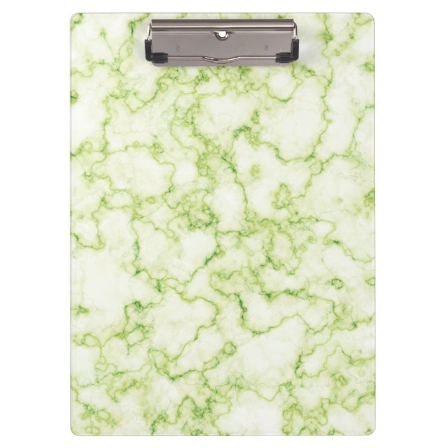 Carpeta De Pinza Patrón de mármol verde (Anverso)
