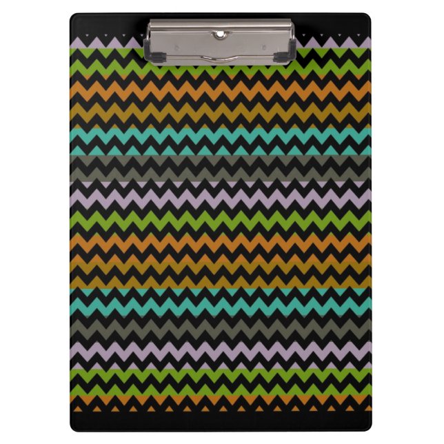 Carpeta De Pinza Patrón de moda Chevron Zigzag 10 (Anverso)