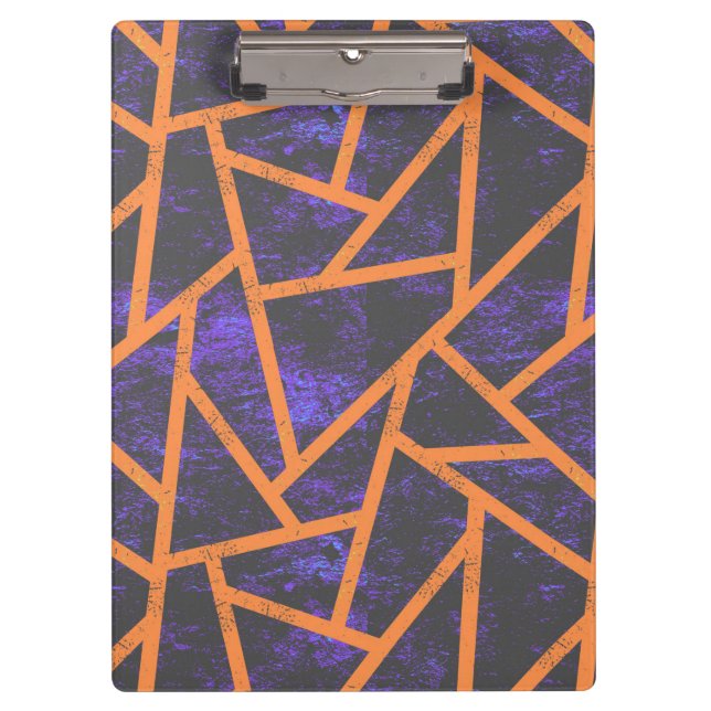 Carpeta De Pinza Patrón de mosaico de Halloween (Anverso)