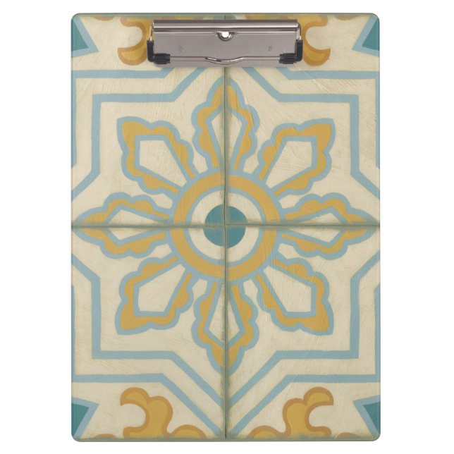 Carpeta De Pinza Patrón de mosaico decorativo del viejo mundo (Anverso)