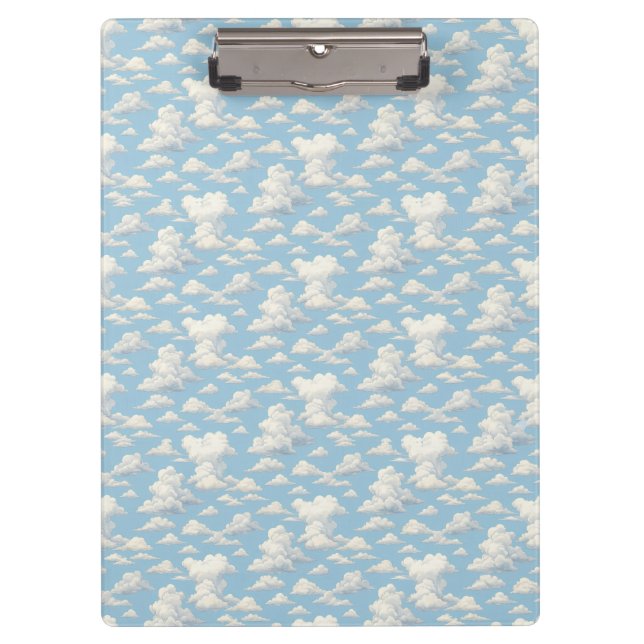 Carpeta De Pinza Patrón de nube  (Anverso)