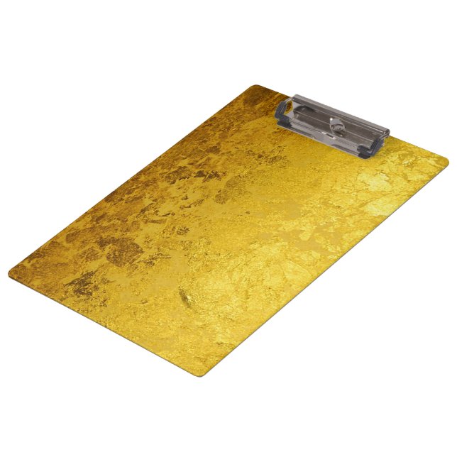 Carpeta De Pinza patrón de ORO PURO / hoja de oro (Angular)