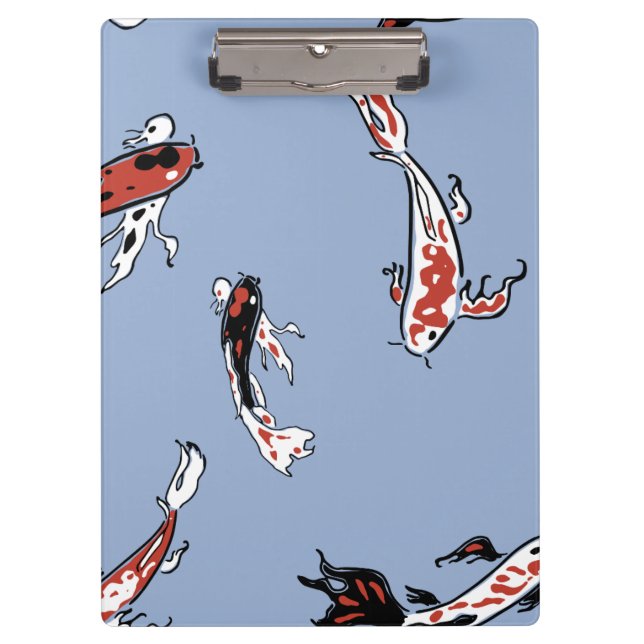 Carpeta De Pinza Patrón de peces Koi Carp (Anverso)