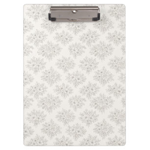 Carpeta De Pinza Patrón de ramo de línea botánica