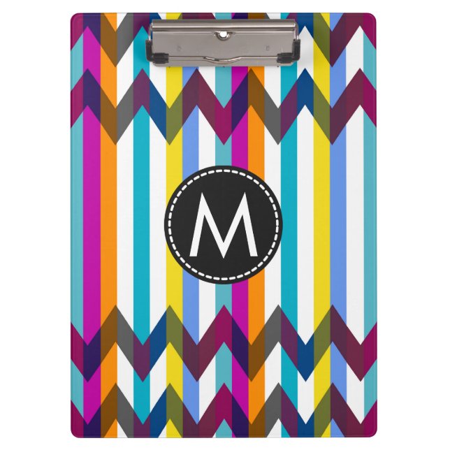 Carpeta De Pinza Patrón de rayas chevron de Moda de moda #21 (Anverso)