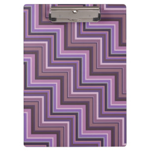 Carpeta De Pinza Patrón de rayas de malva