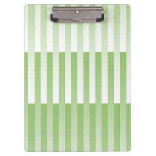 Carpeta De Pinza Patrón de rayas verdes y blancas