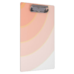 Carpeta De Pinza Patrón de remolino gris pastel naranja y melocotón
