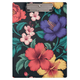 Carpeta De Pinza Patrón de repetición de flor silvestre