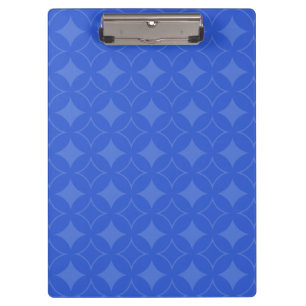 Carpeta De Pinza Patrón de shippo azul real