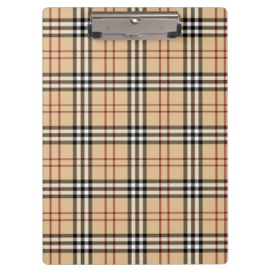 Carpeta De Pinza Patrón de Tartán Escocés