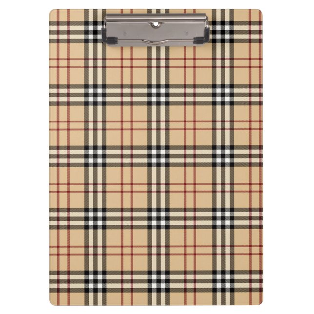 Carpeta De Pinza Patrón de Tartán Escocés     (Anverso)