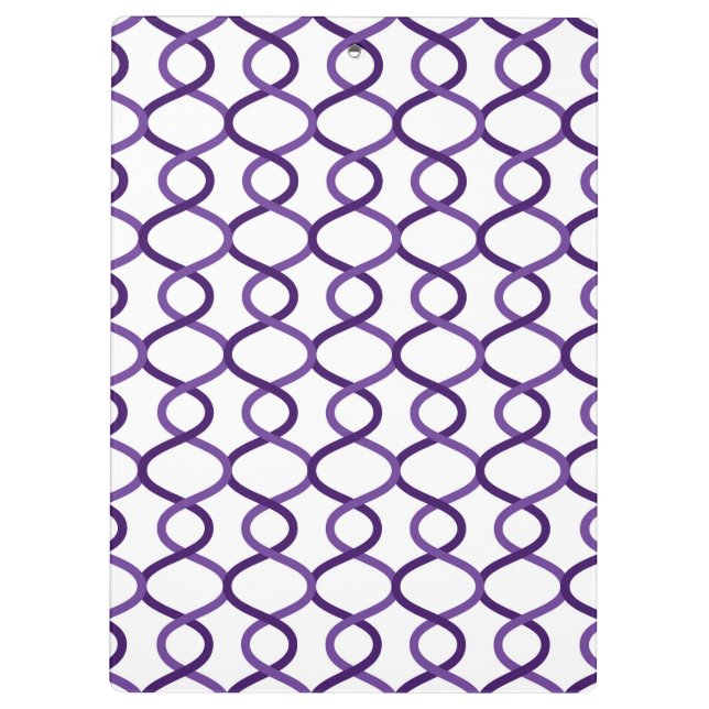 Carpeta De Pinza Patrón de tejido marroquí (Reverso)