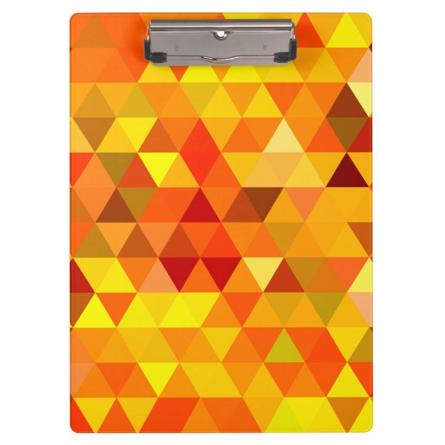 Carpeta De Pinza Patrón de triángulo de bonito I + tus ideas (Anverso)