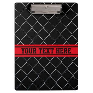 Carpeta De Pinza Patrón de valla de enlace de cadena personalizado