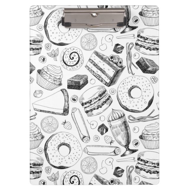 Carpeta De Pinza Patrón delicioso (Anverso)