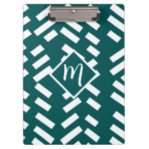 Patrón diagonal rayado minimalista, monograma