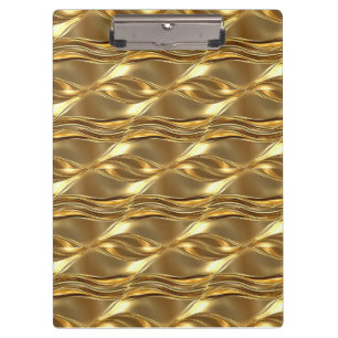 Carpeta De Pinza Patrón dorado cautivador