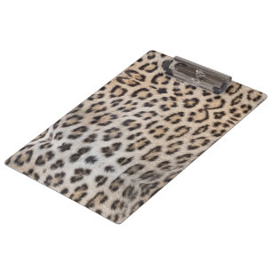 Carpeta De Pinza Patrón elegante de estampado de piel de leopardo d