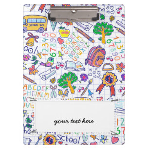 Carpeta De Pinza Patrón escolar