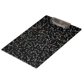 Carpeta De Pinza Patrón Espacial