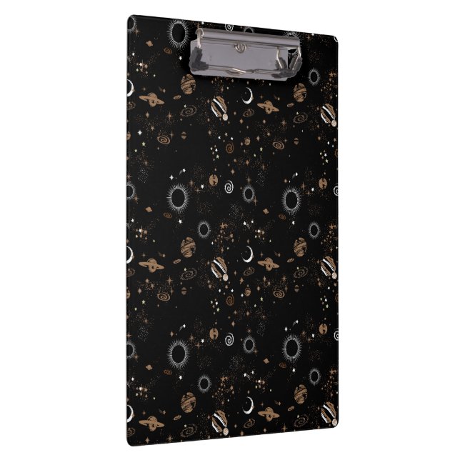 Carpeta De Pinza Patrón Espacial  (Derecha)