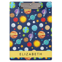 Carpeta De Pinza Patrón espacial, planetas, estrellas, cosmos, tu n