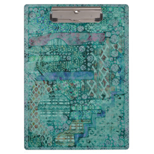 Carpeta De Pinza Patrón Étnico Abstracto - Arte Folclórico 2