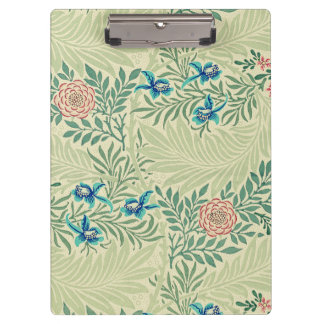 Carpeta De Pinza Patrón famoso de Larkspur de William Morris