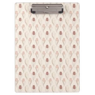 Carpeta De Pinza Patrón floral de tulipanes moderno