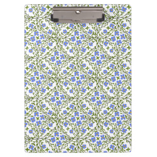 Carpeta De Pinza Patrón floral Ditsy de las flores azules