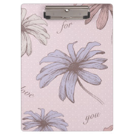Carpeta De Pinza Patrón floral romántico moderno para sus puntos ro