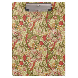 Carpeta De Pinza Patrón floral William Morris Golden Lily