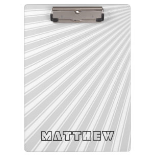 Carpeta De Pinza Patrón Funky de banda de color Gainsboro