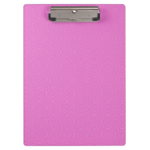 Carpeta De Pinza Patrón Lollypop rosa