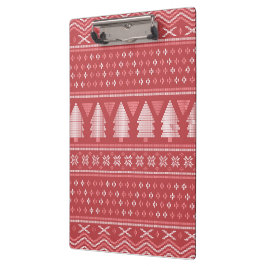 Carpeta De Pinza Patrón moderno de árbol de navidad flojo