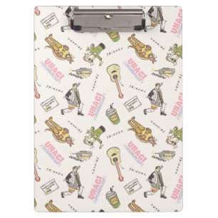 Carpeta De Pinza Patrón Personalizado de FRIENDS™ Tan