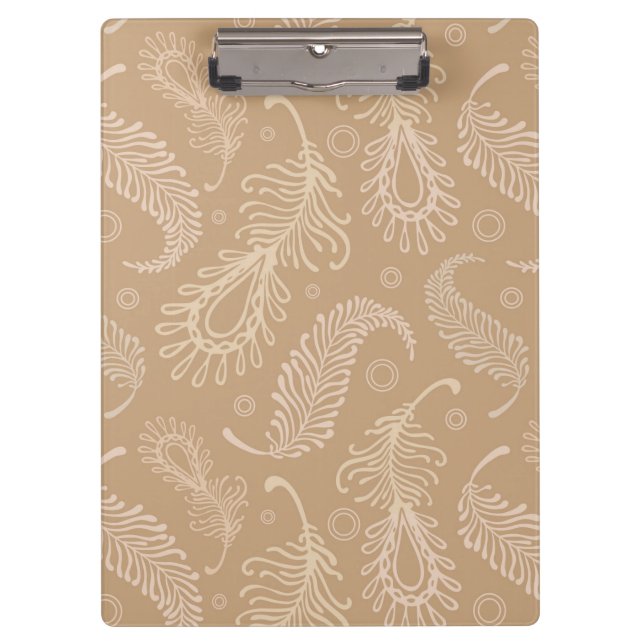 Carpeta De Pinza Patrón retro-féter-pálido (Anverso)