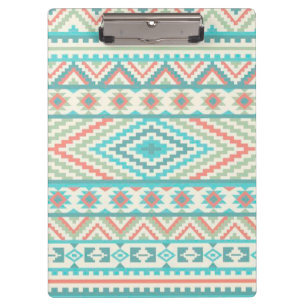 Carpeta De Pinza Patrón tribal/Portapapeles